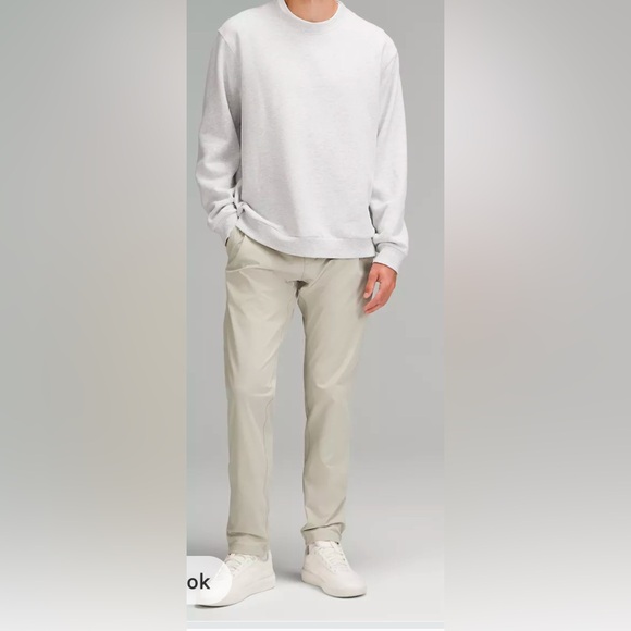Lululemon Men’s 33 Khaki Commission Classic-Fit ABC Chino Active Athletic Pants - Picture 1 of 12